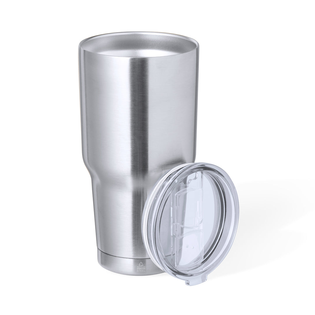 Bicchiere termico in acciaio riciclato 800ml