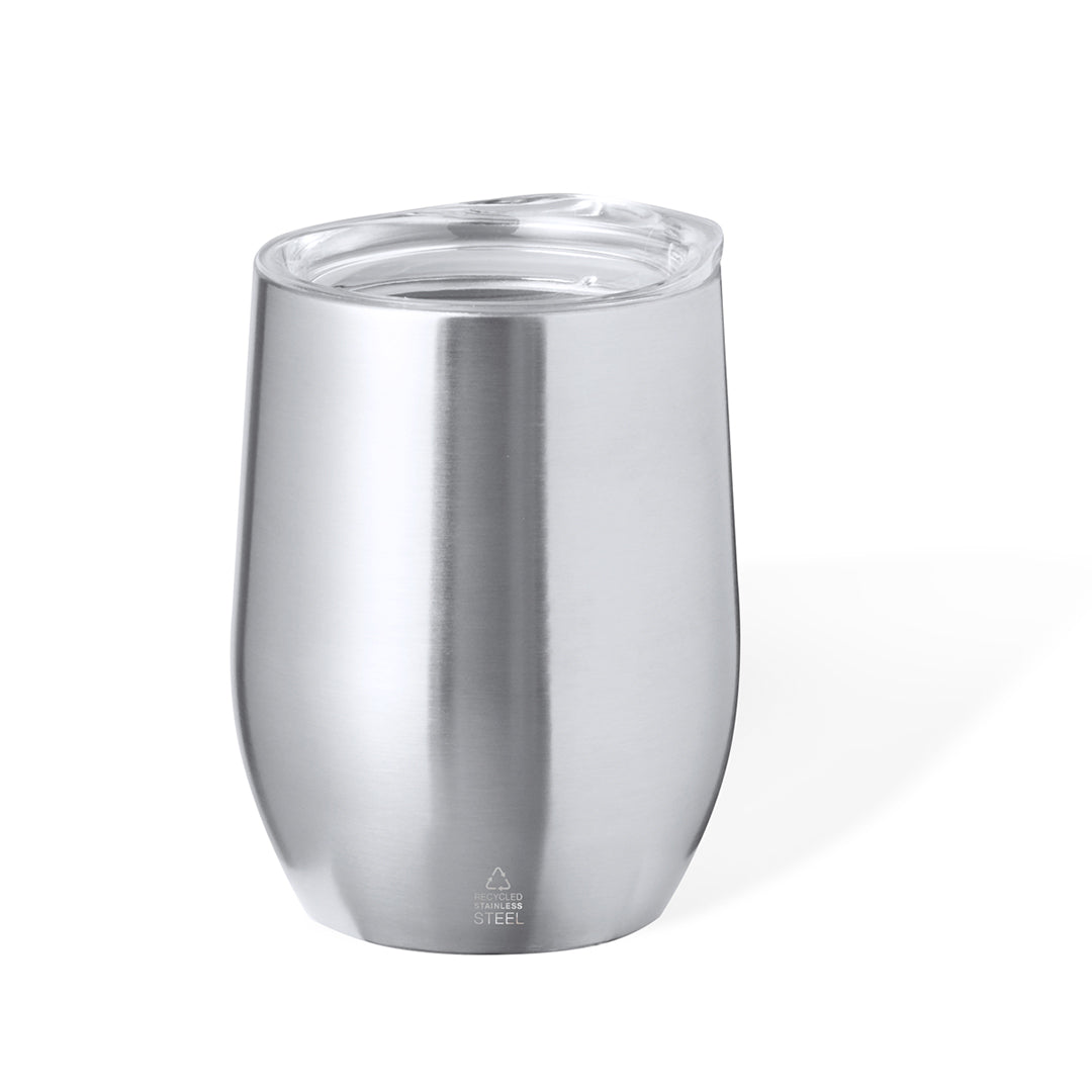 Bicchiere termico in acciaio riciclato 340ml
