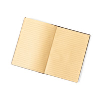 Quaderno A5 con copertina rigida in fibra di caffè