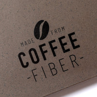 Quaderno A5 con copertina rigida in fibra di caffè