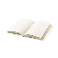 Quaderno con copertina di cartone del latte riciclato