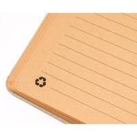Quaderno con copertina in erbe riciclate