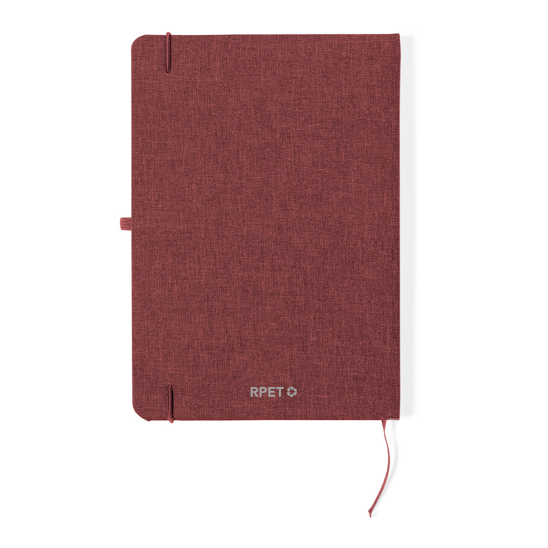 Quaderno A5 con segnalibro e chiusura elastica