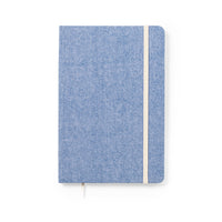 Quaderno A5 in cotone riciclato con elastico