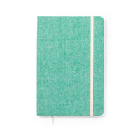 Quaderno A5 in cotone riciclato con elastico