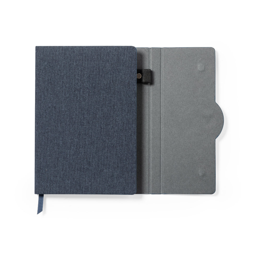 Quaderno pieghevole con dettagli in bambù