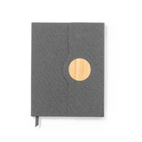 Quaderno pieghevole con dettagli in bambù