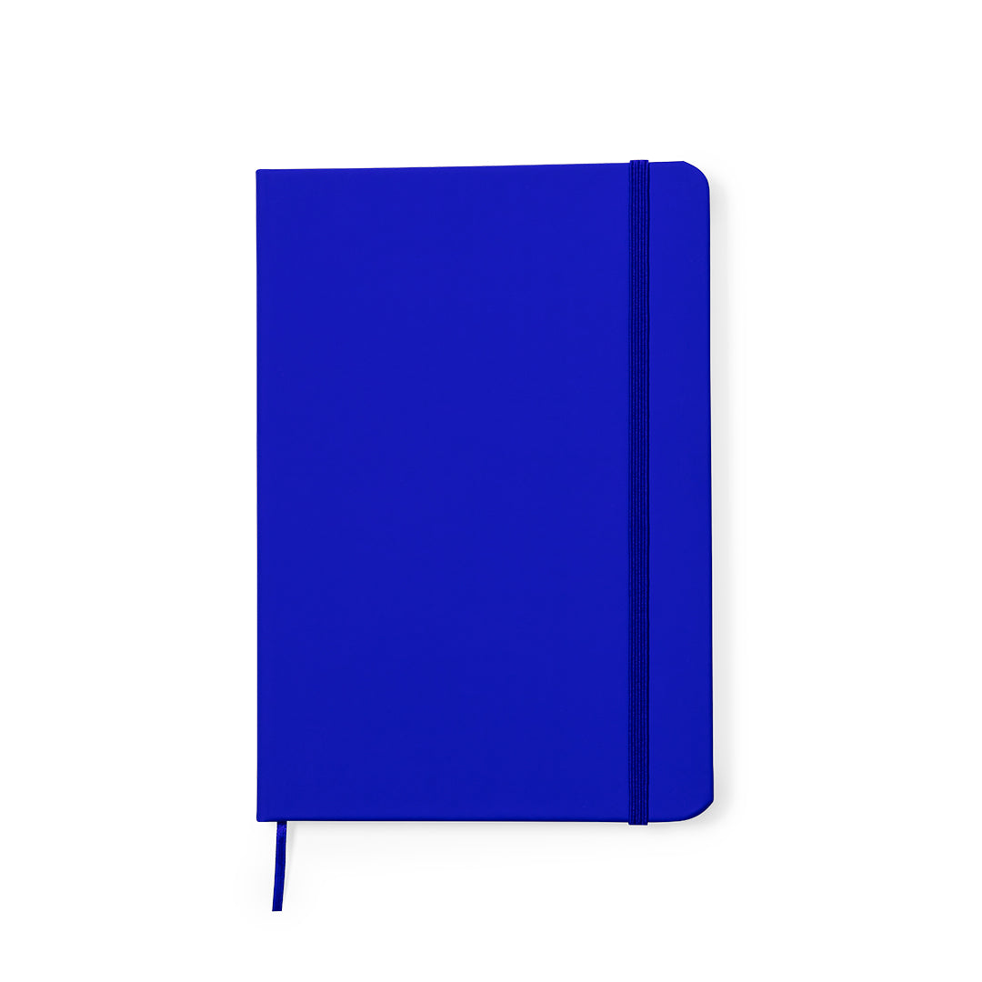 Quaderno A5 con copertina rigida in similpelle riciclata