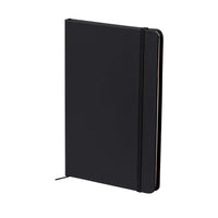 Quaderno A5 con copertina rigida in similpelle riciclata