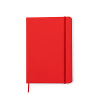 Quaderno A5 con copertina rigida in similpelle riciclata