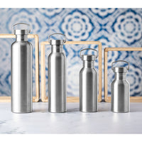 Borraccia acciaio inox in 4 formati