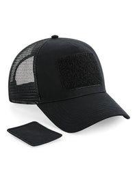 Cappellino snapback con patch intercambiabile