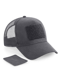 Cappellino snapback con patch intercambiabile