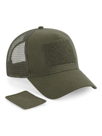 Cappellino snapback con patch intercambiabile