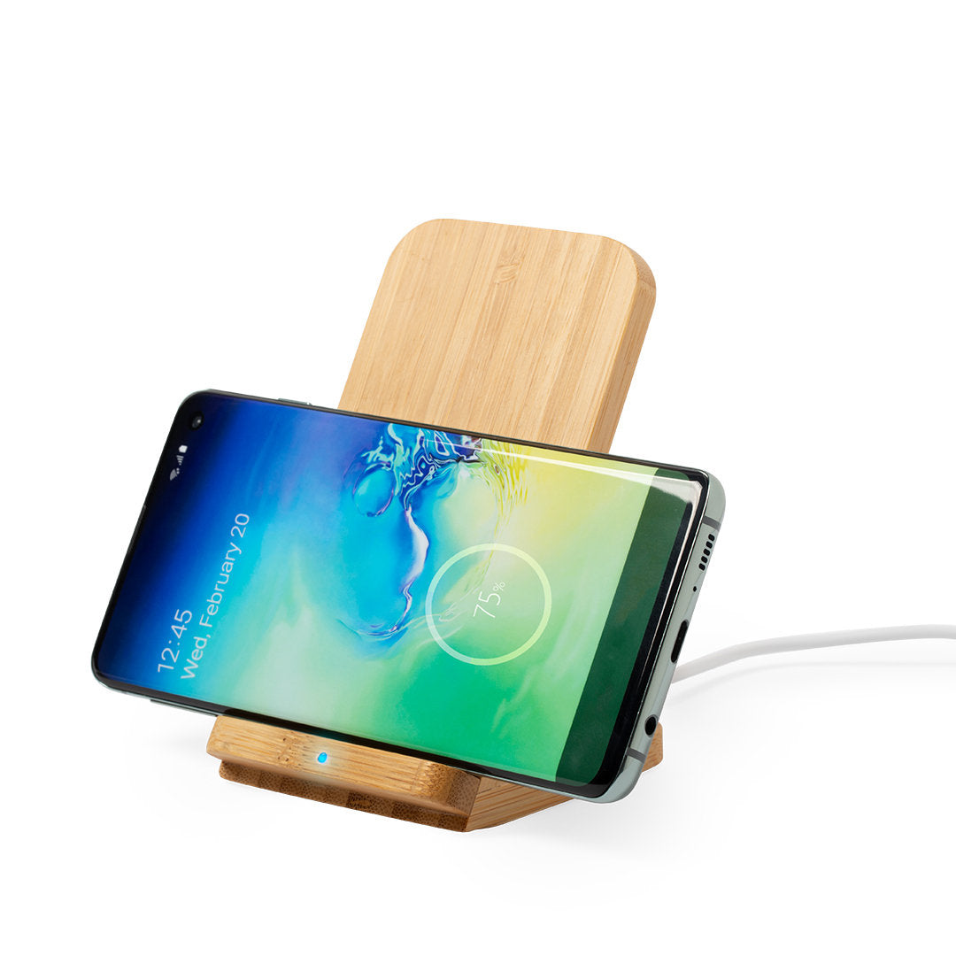 Caricabatterie wireless con supporto smartphone