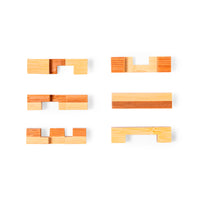 Gioco 6 pezzi in bambù