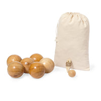 Gioco bocce in legno