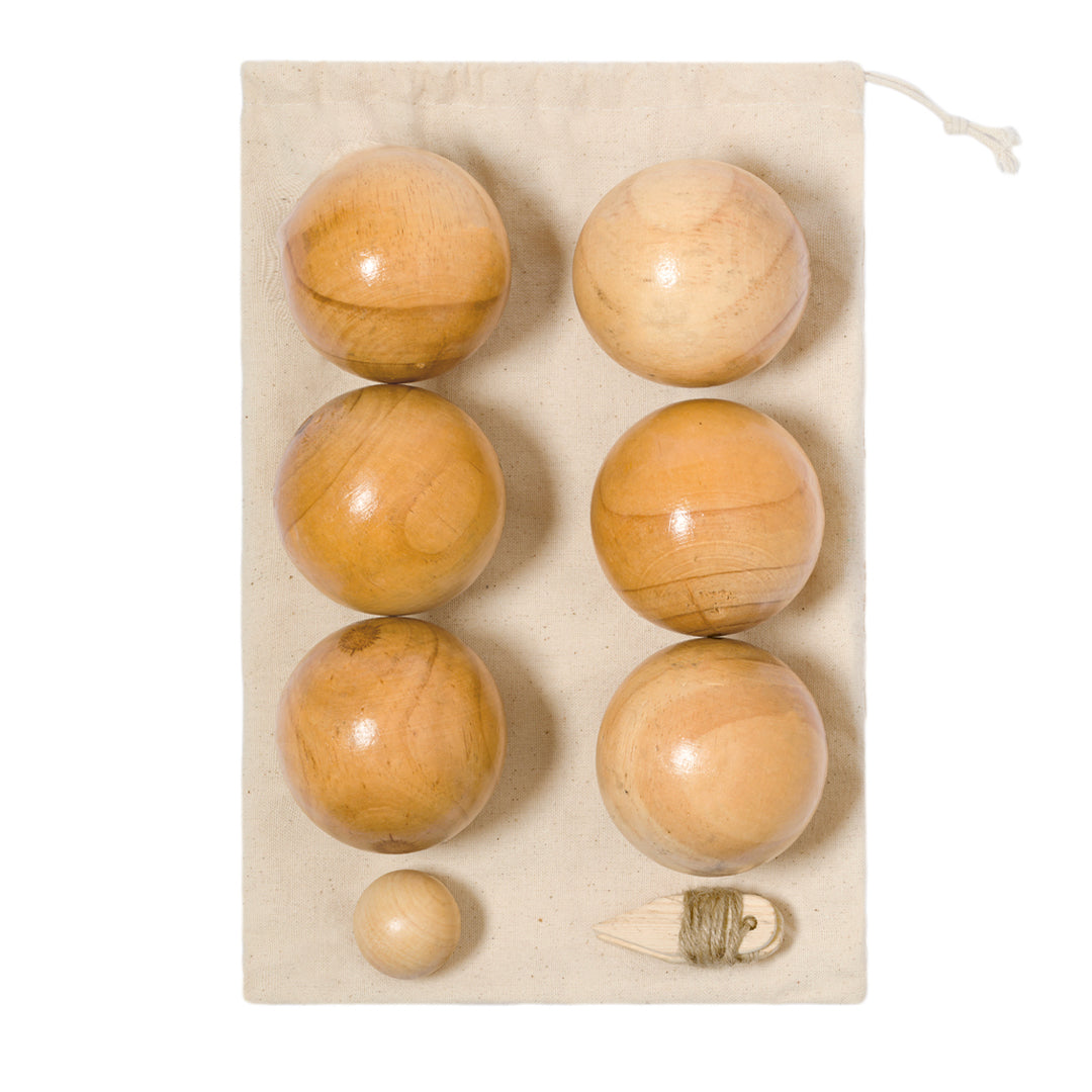 Gioco bocce in legno