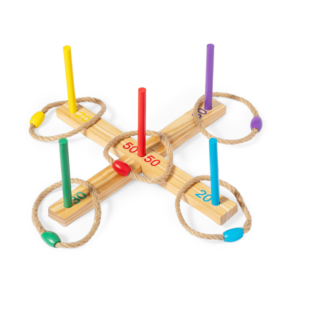 Gioco anelli in legno