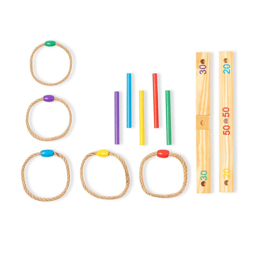 Gioco anelli in legno