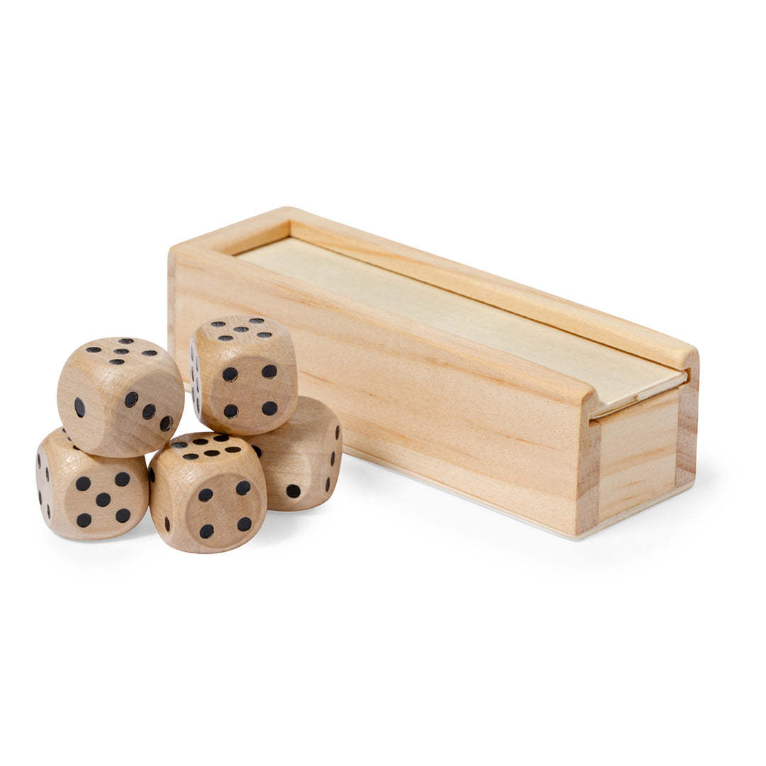 Set di dadi in legno