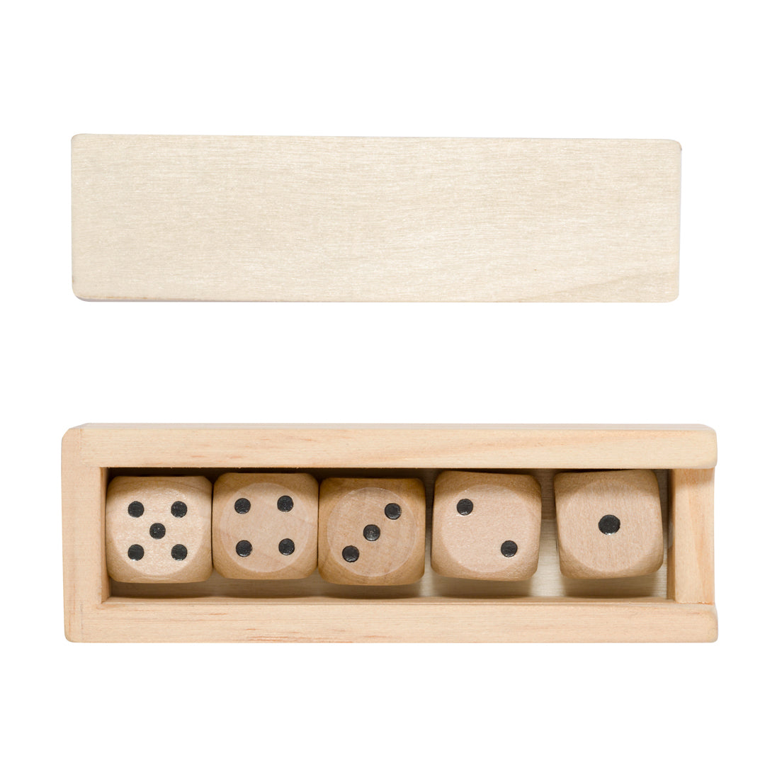 Set di dadi in legno