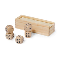 Set di dadi in legno