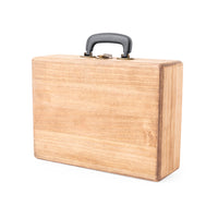 Giradischi portatile in legno