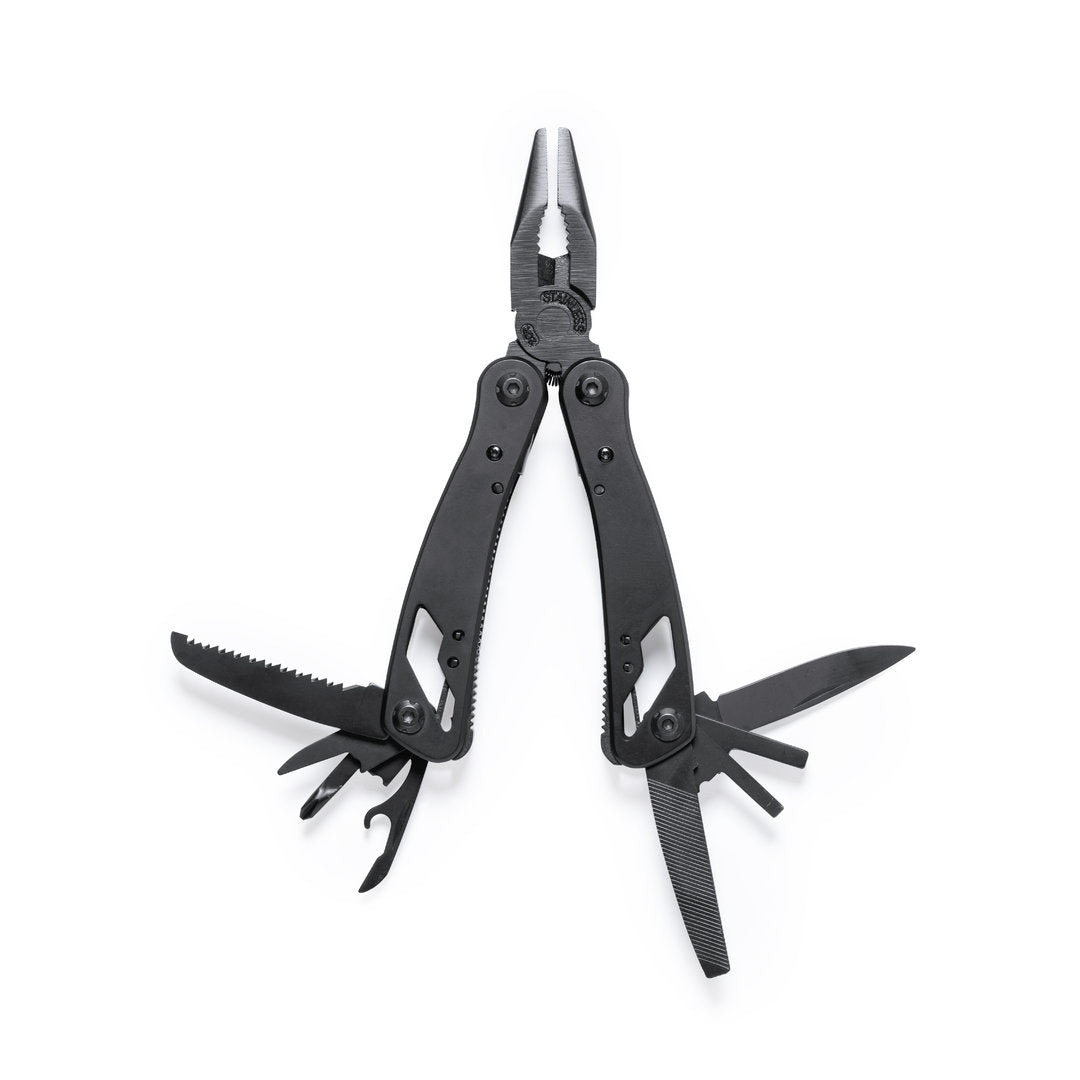 Multiutensile in acciaio inox nero 13 funzioni