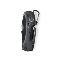 Coltellino multiuso in acciaio inox nero 13 funzioni