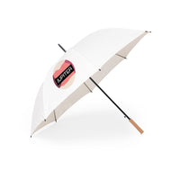 Ombrello con manico in legno