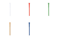 Penna biro in cartone con tappo abbinato