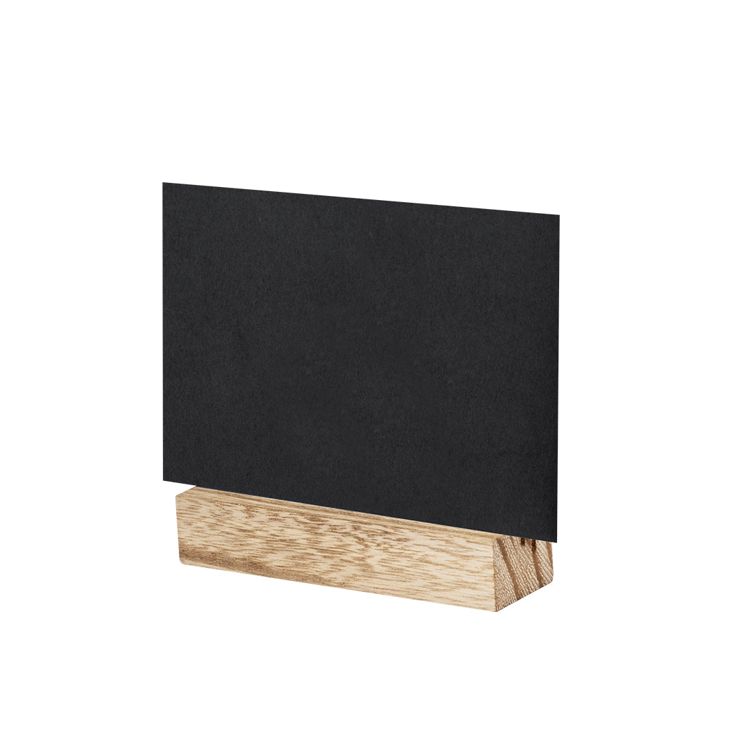 Porta grafica con base in legno