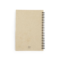 Quaderno a doppio anello con copertina in erba riciclata