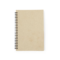 Quaderno a doppio anello con copertina in erba riciclata