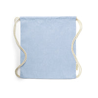 Sacca zaino in cotone riciclato