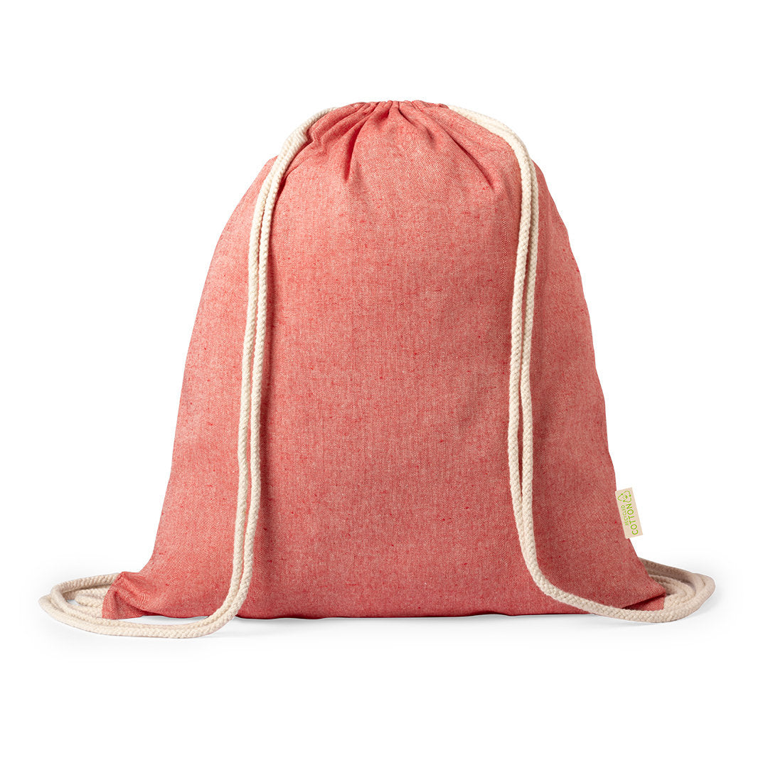 Sacca zaino in cotone riciclato