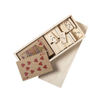 Set carte da gioco e domino