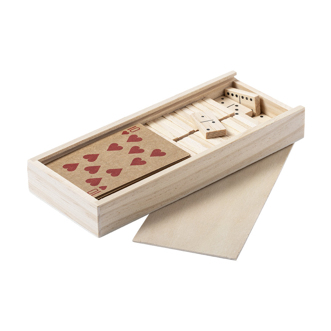 Set carte da gioco e domino