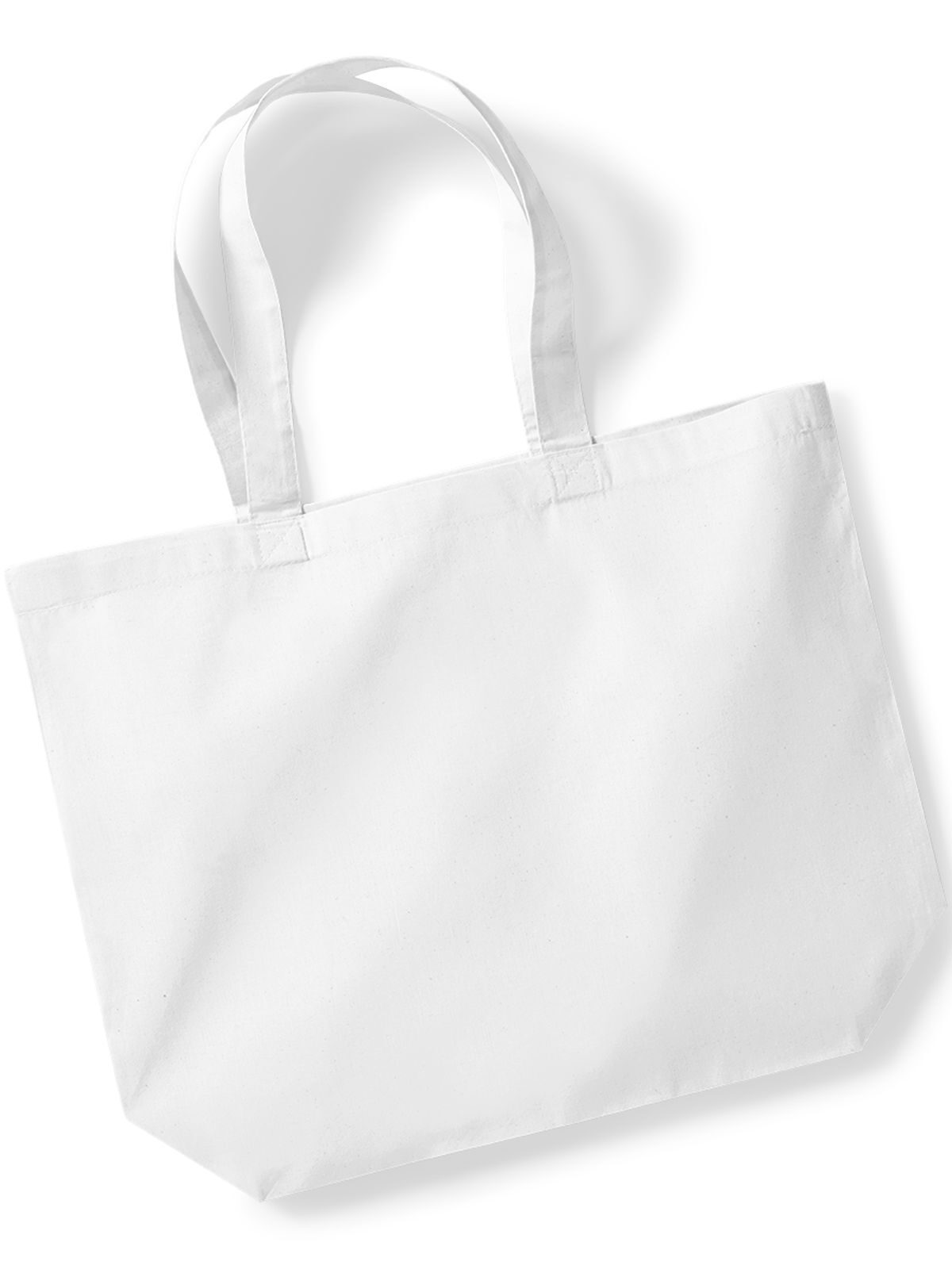 Shopper ampia in cotone