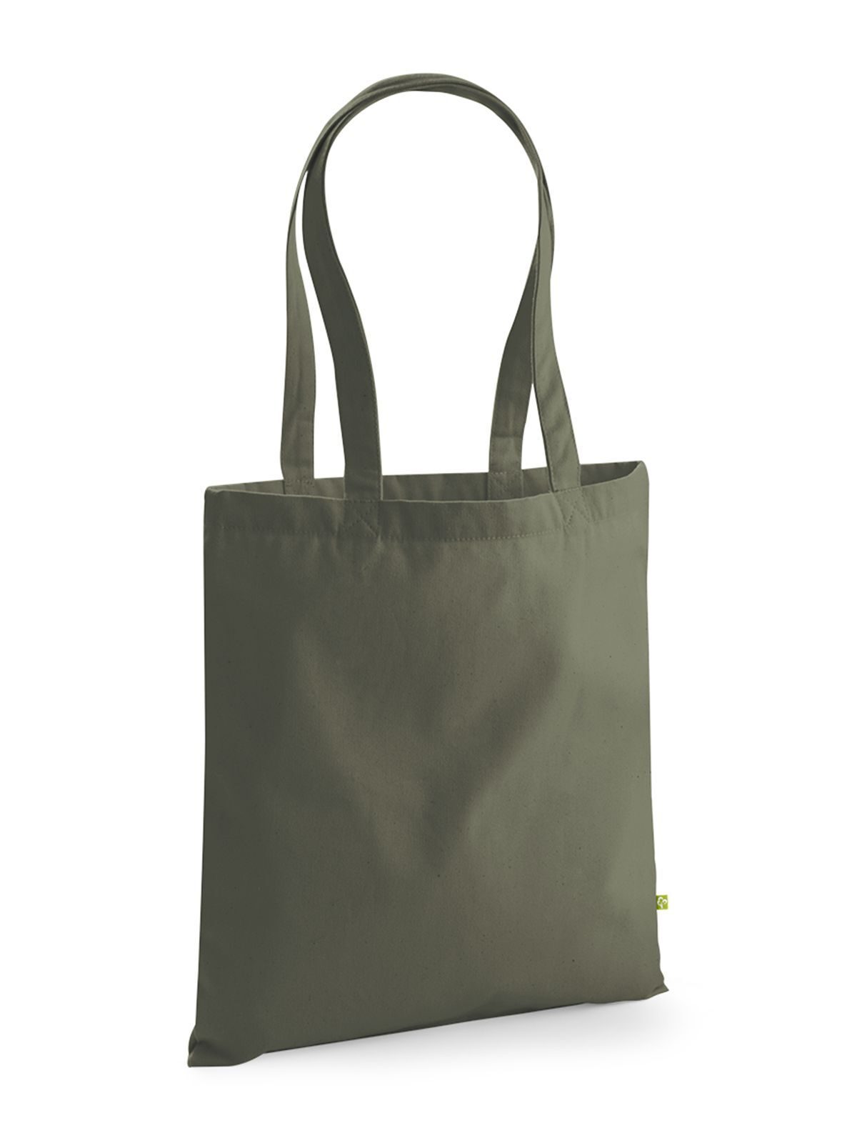Shopper bag canvas pesante in cotone organico