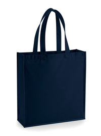 Shopper canvas con soffietto