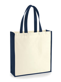 Shopper canvas con soffietto