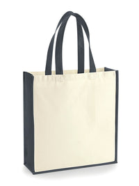 Shopper canvas con soffietto
