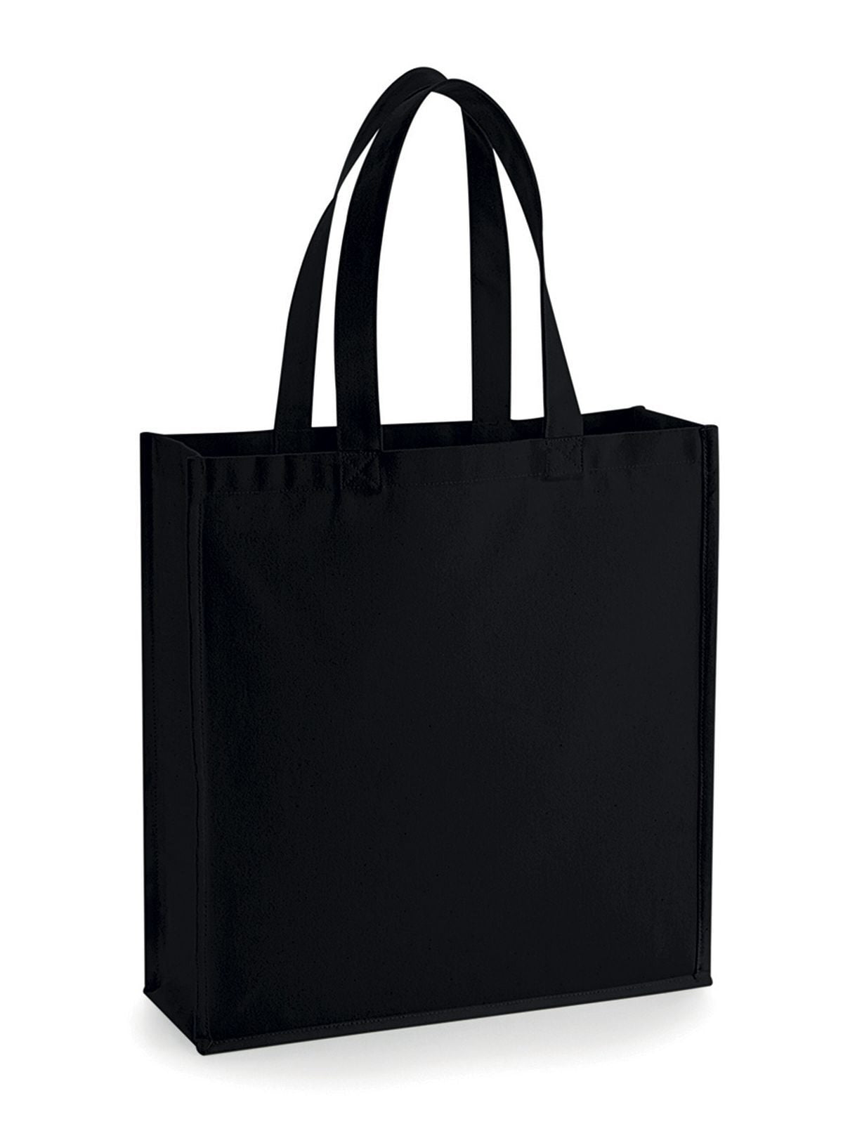 Shopper canvas con soffietto