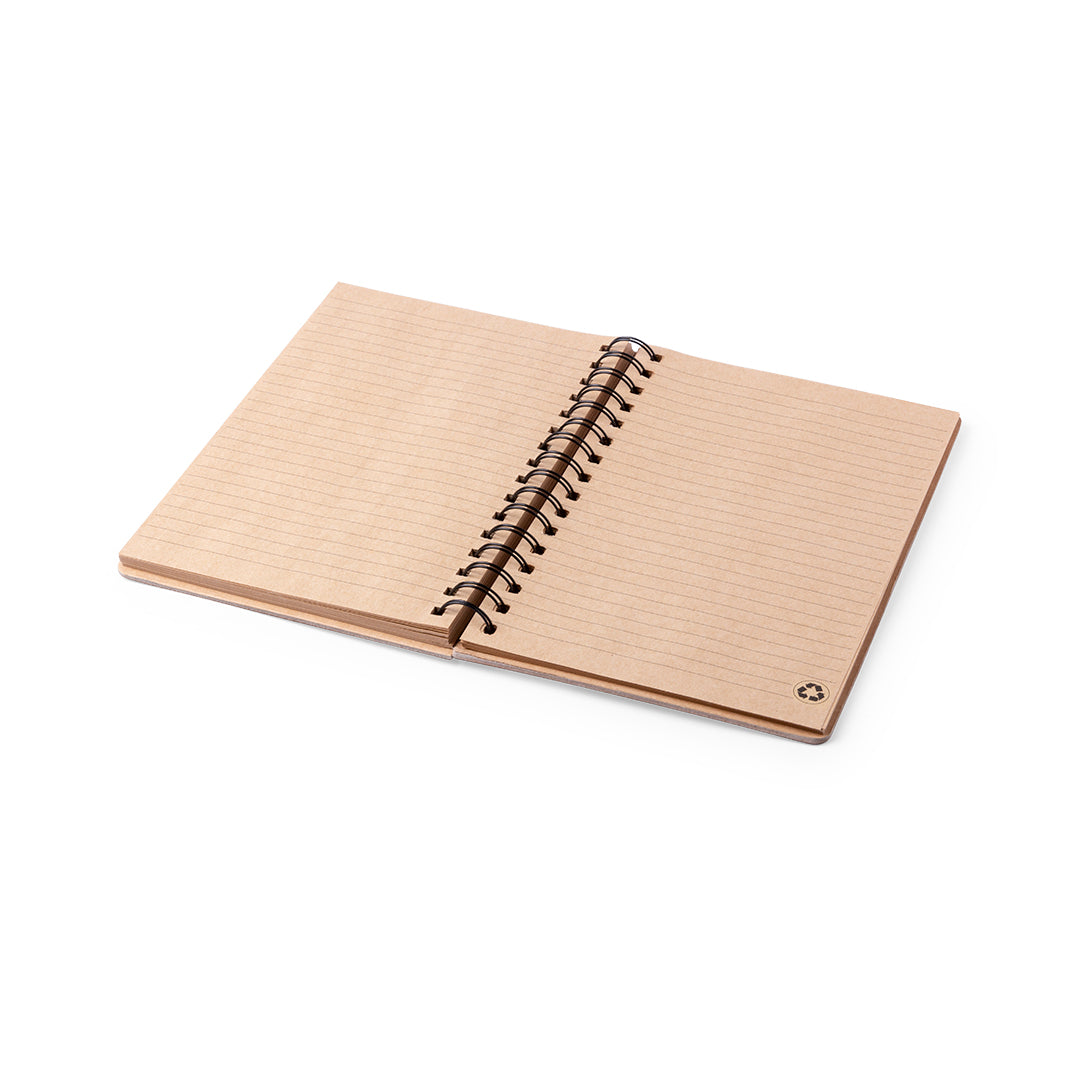Quaderno ad anelli con copertina in bambù