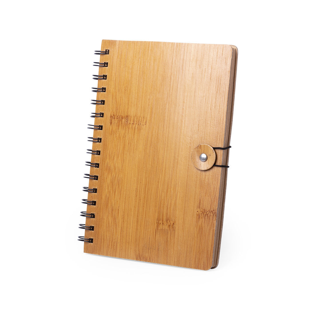 Quaderno ad anelli con copertina in bambù