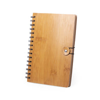 Quaderno ad anelli con copertina in bambù