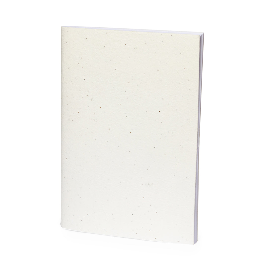 Quaderno A5 con copertina in carta da semi
