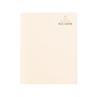 Quaderno A5 realizzato con cartone del latte riciclato